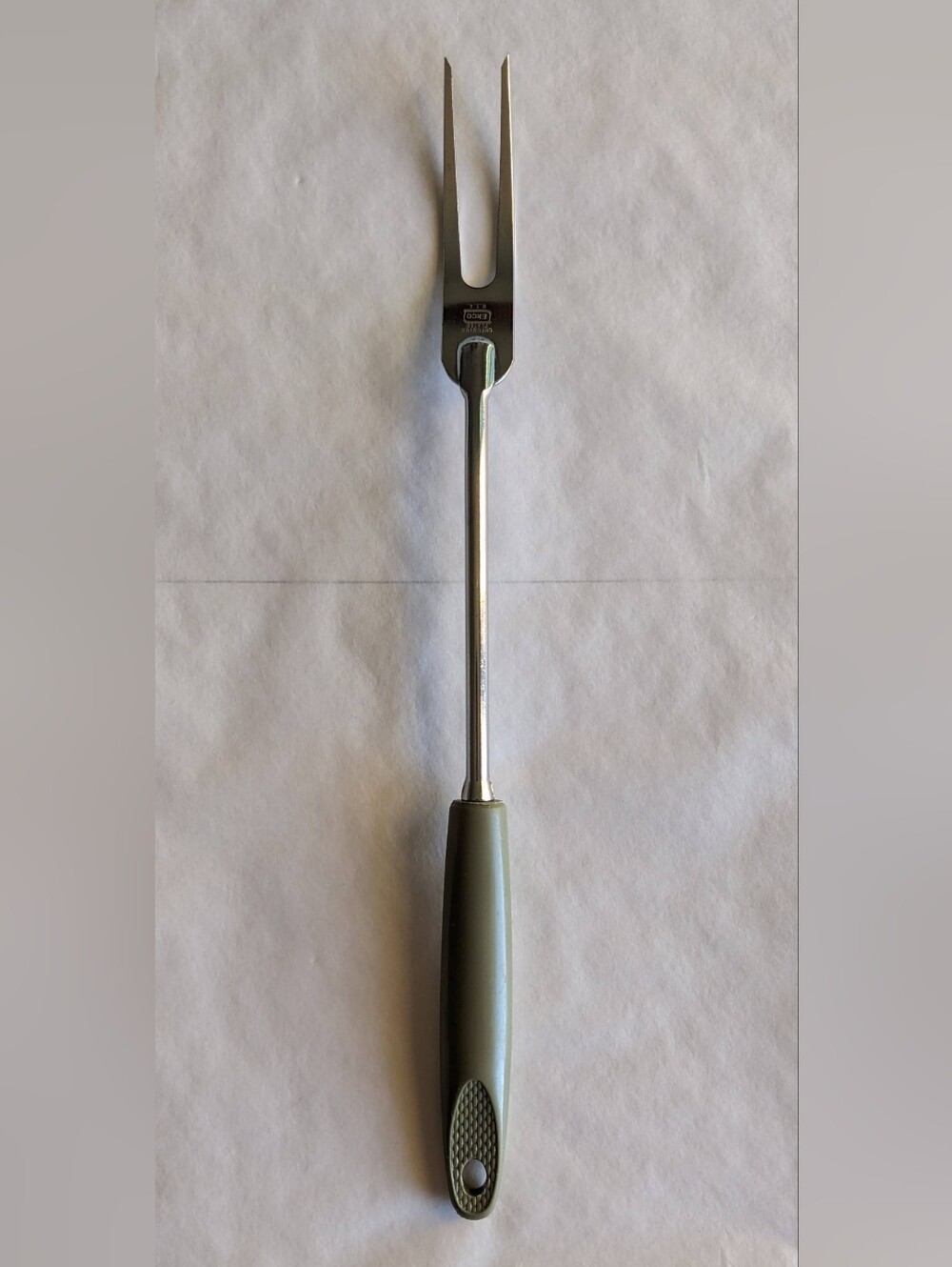 Vintage EKCO Avocado Green Kitchen Fork MCM 1970s Retro Kitchen Decor
